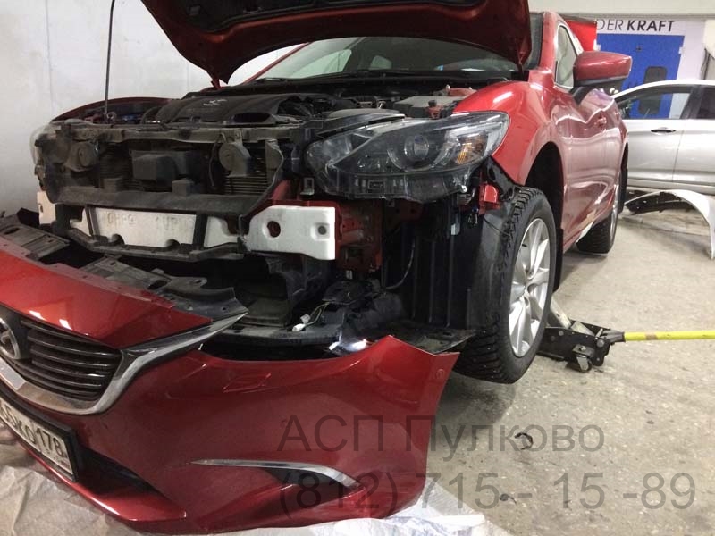 покраска и ремонт Mazda 6